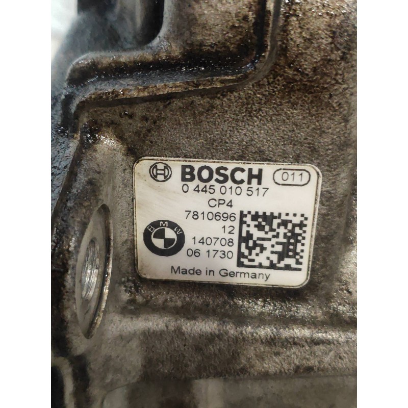 Recambio de bomba inyeccion para bmw serie 3 gran turismo (f34) 320d xdrive referencia OEM IAM 0445010517 7810696 BOSCH