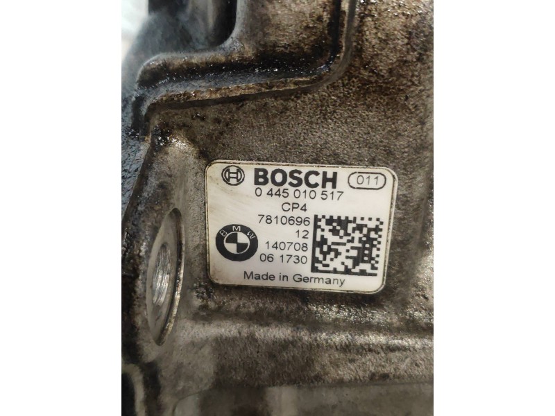 Recambio de bomba inyeccion para bmw serie 3 gran turismo (f34) 320d xdrive referencia OEM IAM 0445010517 7810696 BOSCH