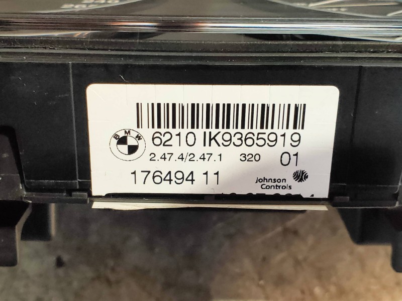 Recambio de cuadro instrumentos para bmw serie 3 gran turismo (f34) 320d xdrive referencia OEM IAM 17649411 6210IK9365919 