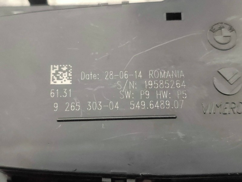 Recambio de mando luces para bmw serie 3 gran turismo (f34) 320d xdrive referencia OEM IAM 926530304 549648907 19585264 