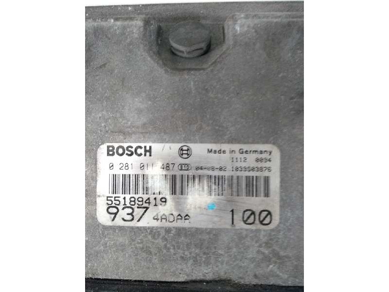 Recambio de centralita motor uce para alfa romeo 147 (190) 1.9 jtd cat referencia OEM IAM 0281011487 55189418 937