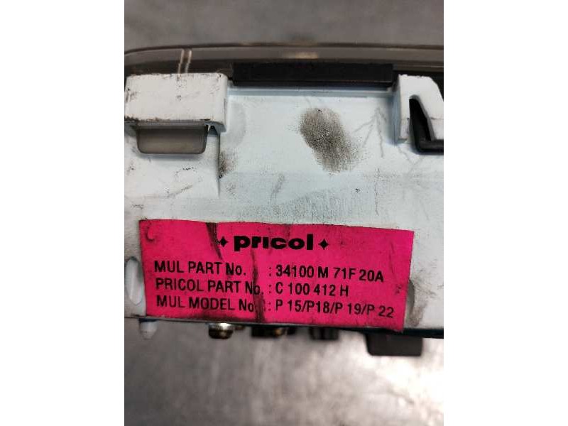 Recambio de cuadro instrumentos para suzuki alto sh 410 (ef) 1.0 cat referencia OEM IAM 34100M71F20A  