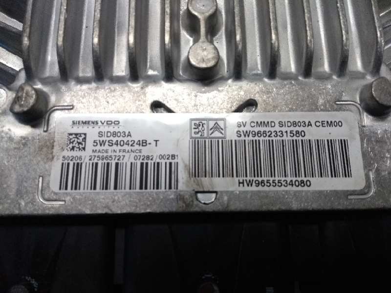 Recambio de centralita motor uce para citroen c5 berlina 2.0 hdi cat (rhr / dw10bted4) referencia OEM IAM 5WS40424BT SW966233158