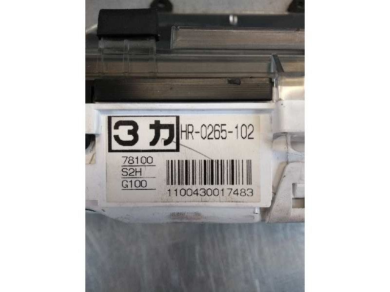 Recambio de cuadro instrumentos para honda hr-v (gh) vtec top 4wd (5-ptas.) referencia OEM IAM HR0265102 78100G100 S2H