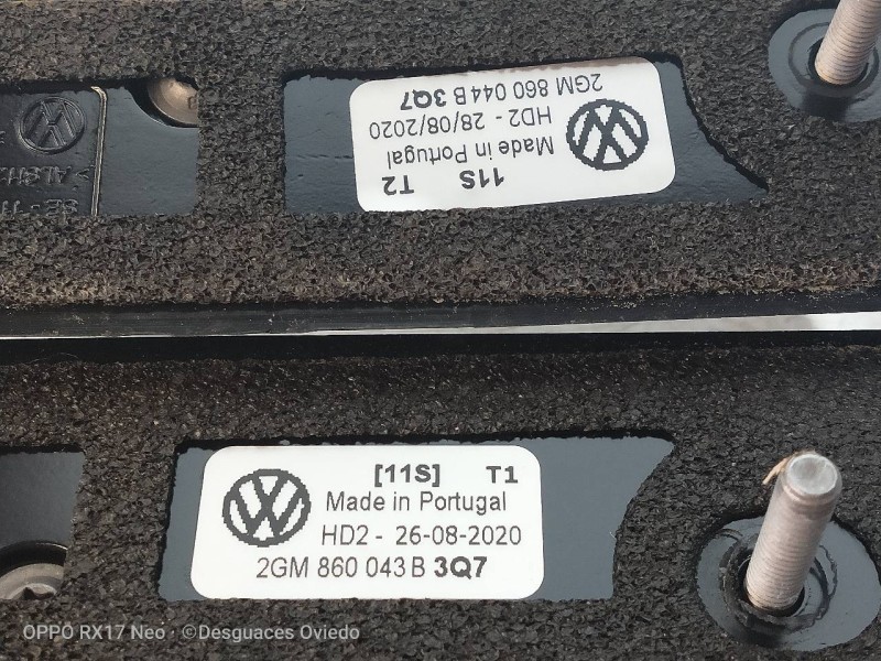 Recambio de barras techo para volkswagen t-cross advance referencia OEM IAM 2GM860044B 2GM860043B 