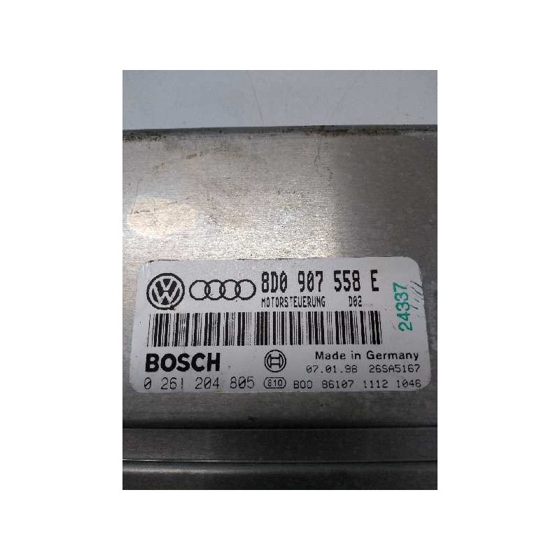 Recambio de centralita motor uce para audi a4 berlina (b5) 1.8 t quattro (110kw) referencia OEM IAM 0261204805 8D0907558E D02