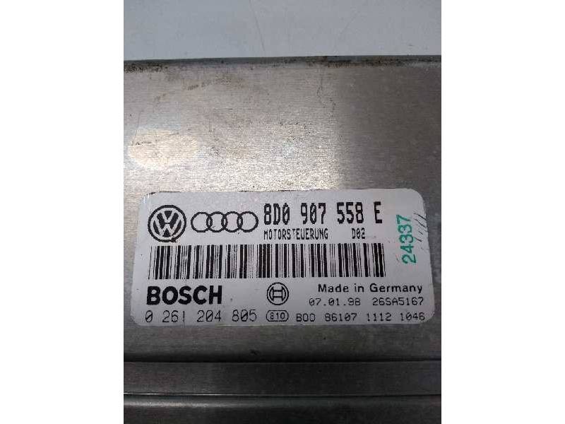 Recambio de centralita motor uce para audi a4 berlina (b5) 1.8 t quattro (110kw) referencia OEM IAM 0261204805 8D0907558E D02