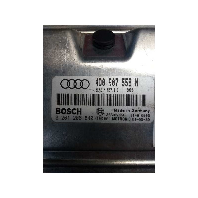 Recambio de centralita motor uce para audi a8 (d2) 3.7 quattro referencia OEM IAM 0261206840 4D0907558N ME711