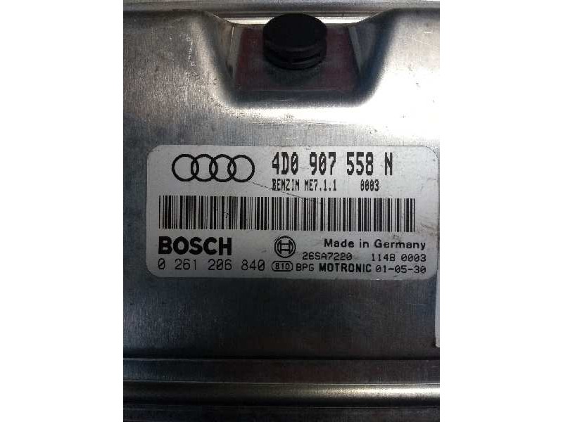 Recambio de centralita motor uce para audi a8 (d2) 3.7 quattro referencia OEM IAM 0261206840 4D0907558N ME711
