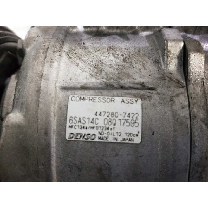 Recambio de compresor aire acondicionado para mercedes clase b (w246) b 180 cdi be (246.200) referencia OEM IAM 4472807422 6SAS1