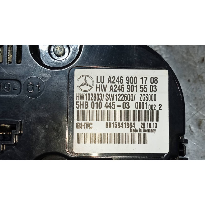 Recambio de mando calefaccion / aire acondicionado para mercedes clase b (w246) b 180 cdi be (246.200) referencia OEM IAM A24690