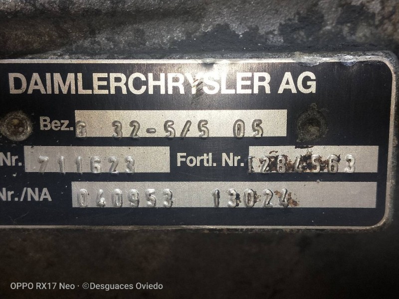 Recambio de caja cambios para volkswagen lt caja cerrada / combi (mod. 1997) 2.8 tdi referencia OEM IAM 711623 G325505 1284563