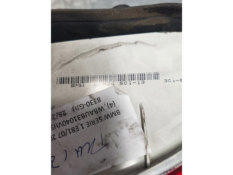 Recambio de piloto trasero izquierdo para bmw serie 1 berlina (e81/e87) 118d referencia OEM IAM 692450113  