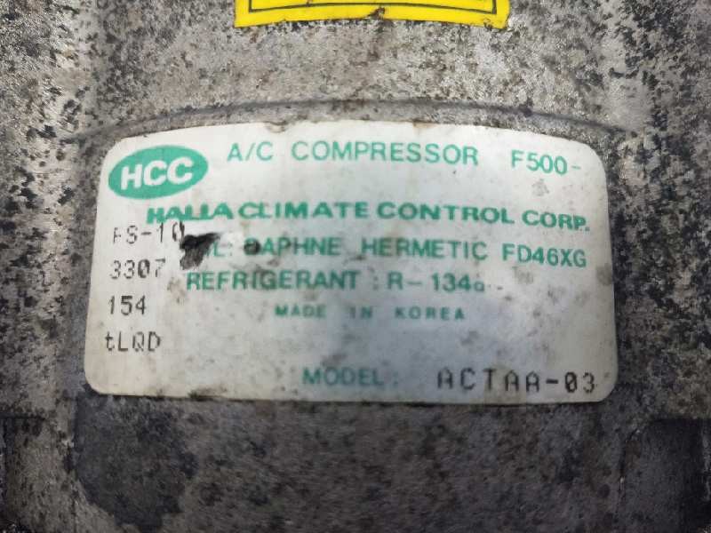 Recambio de compresor aire acondicionado para mitsubishi galloper (hyundai) 2.5 turbodiesel referencia OEM IAM ACTAA03 F500 