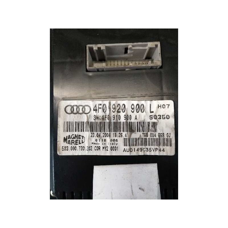 Recambio de cuadro instrumentos para audi a6 berlina (4f2) 3.0 tdi quattro (165kw) referencia OEM IAM 503000730202 4F0920900L 4F