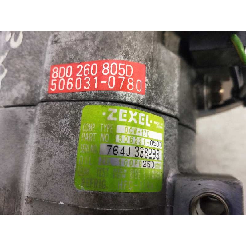 Recambio de compresor aire acondicionado para volkswagen passat berlina (3b2) 1.9 tdi referencia OEM IAM 5062310500 DCW17D 50603