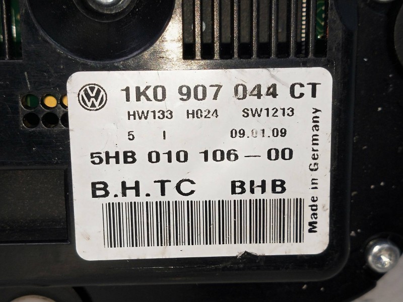 Recambio de mando calefaccion / aire acondicionado para volkswagen scirocco (137) 1.4 16v tsi referencia OEM IAM 1K0907044CT 5HB