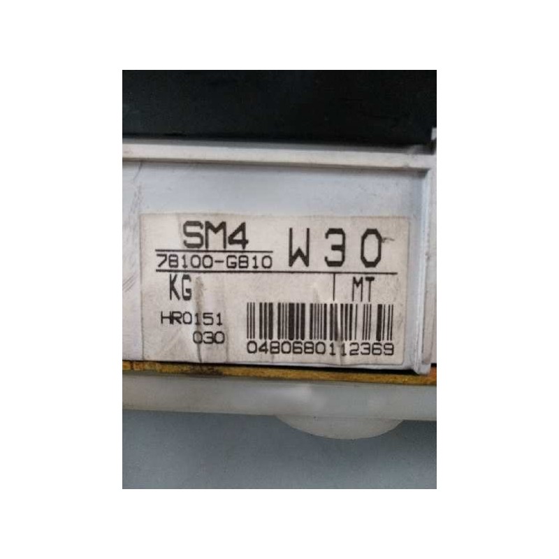 Recambio de cuadro instrumentos para honda accord (cb/cc) 2.2 cat referencia OEM IAM HR0151030 78100G810 SM4 W30