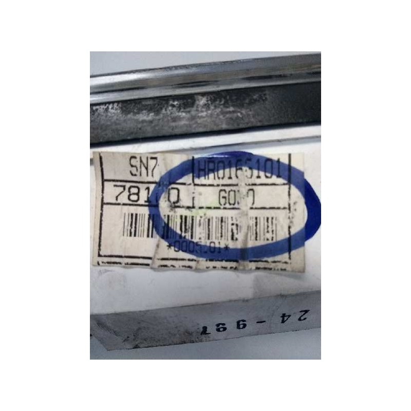 Recambio de cuadro instrumentos para honda accord berlina (cc/ce) 1.8 edition 20 referencia OEM IAM HR0166101 78100G030 SN7