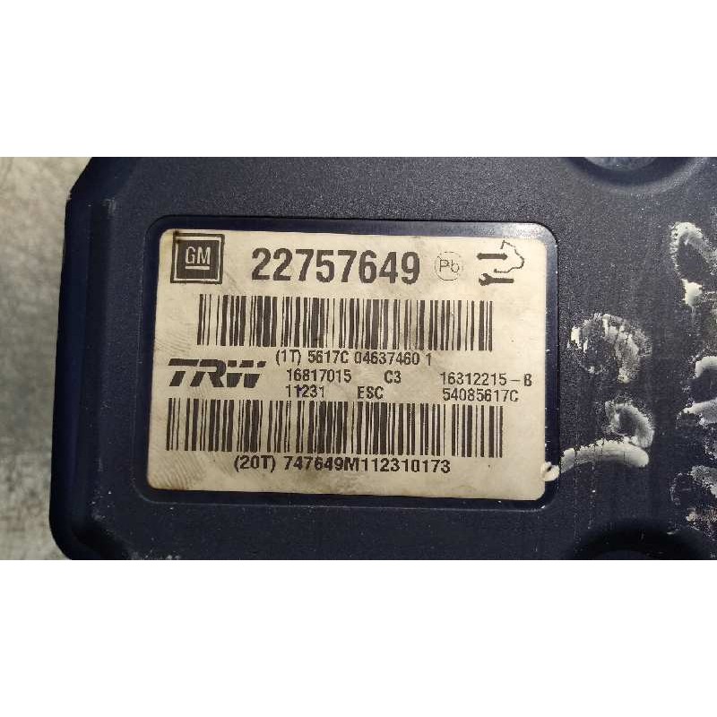 Recambio de abs para opel insignia sports tourer 2.0 16v cdti referencia OEM IAM 22757649 54085617C 16312215B 15817015C3 11231ES