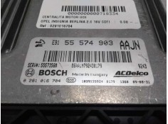 Recambio de centralita motor uce para opel insignia berlina 2.0 16v cdti referencia OEM IAM 0281016704 55574903 55573560 AAJN 2