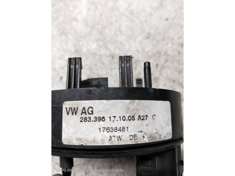 Recambio de anillo airbag para volkswagen t5 transporter/furgoneta 1.9 tdi cat (axb) referencia OEM IAM 283396 17638481 