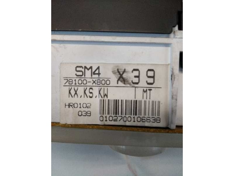 Recambio de cuadro instrumentos para honda accord (cb/cc) referencia OEM IAM HR0102039 78100X800 SM4 X39
