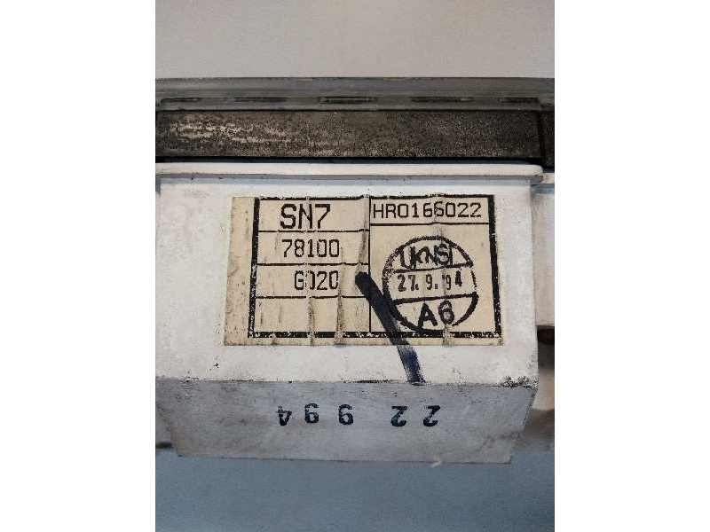 Recambio de cuadro instrumentos para honda accord berlina (cc/ce) 2.0 cat referencia OEM IAM HR0166022 78100G020 SN7