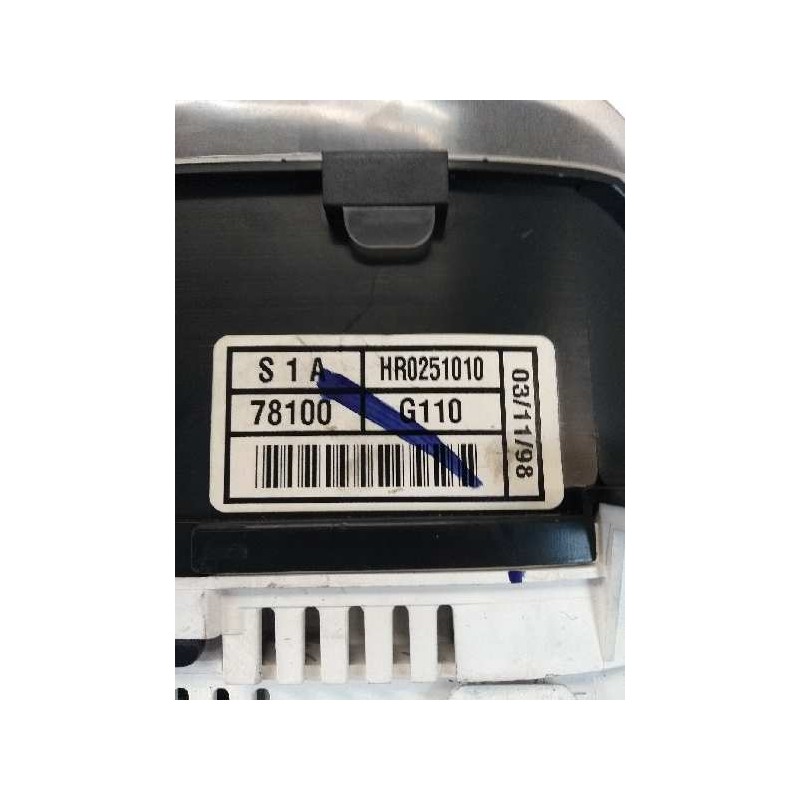Recambio de cuadro instrumentos para honda accord berlina (cg7-9/ch1-7) 2.0 16v cat referencia OEM IAM HR0251010 78100G110 S1A