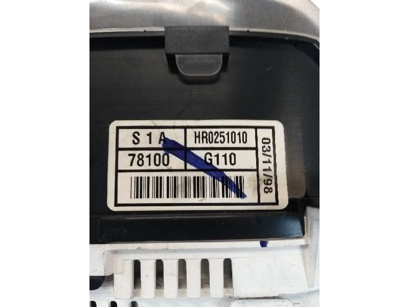 Recambio de cuadro instrumentos para honda accord berlina (cg7-9/ch1-7) 2.0 16v cat referencia OEM IAM HR0251010 78100G110 S1A