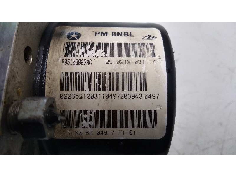 Recambio de abs para dodge caliber sxt referencia OEM IAM 000404085C3 25092843303 25061333173 25021203114
