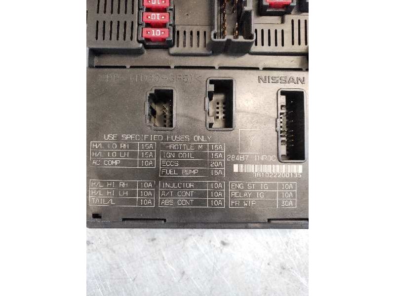 Recambio de caja reles / fusibles para nissan micra (k13) acenta referencia OEM IAM 284B71HR0C  