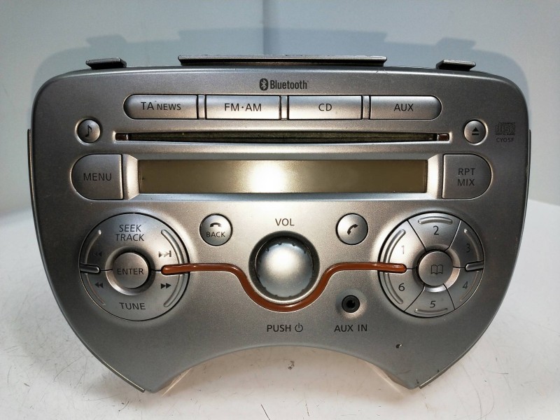 Recambio de sistema audio / radio cd para nissan micra (k13) acenta referencia OEM IAM 281851HA0A  