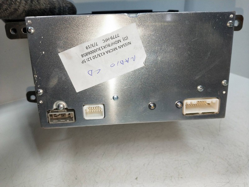 Recambio de sistema audio / radio cd para nissan micra (k13) acenta referencia OEM IAM 281851HA0A  