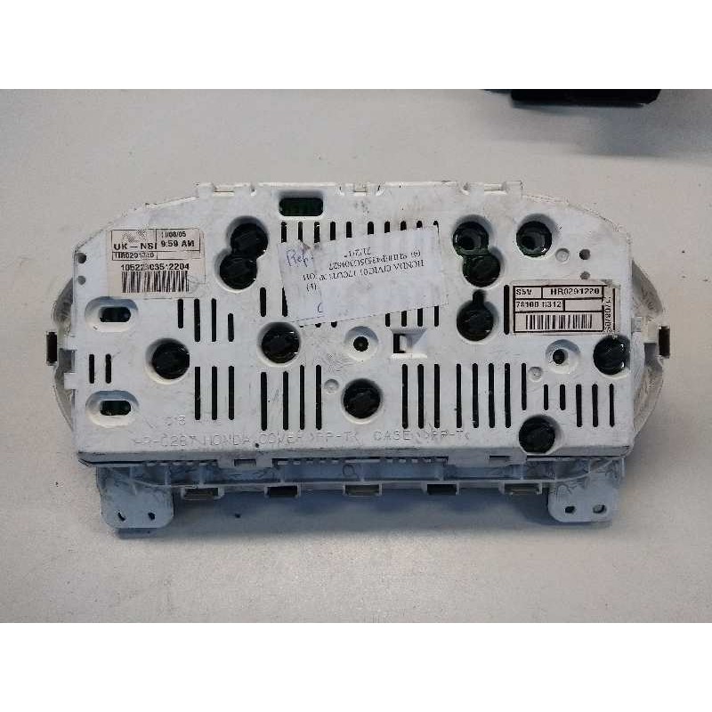 Recambio de cuadro instrumentos para honda civic berlina 3 (ep1/2) 1.7 ctdi ls referencia OEM IAM HR0291220 78100R312 S5V