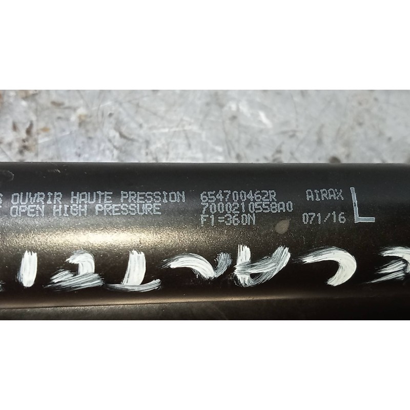 Recambio de amortiguadores capo para renault megane iv berlina 5p 1.5 blue dci diesel fap referencia OEM IAM 654700462R 70002105