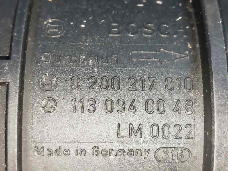 Recambio de caudalimetro para mercedes clase s (w220) berlina 5.8 v12 36v cat referencia OEM IAM 0280217810 1130940048 BOSCH