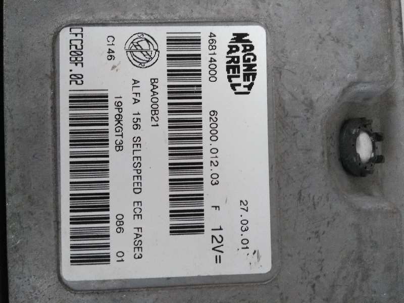 Recambio de centralita motor uce para alfa romeo 156 (116) referencia OEM IAM 6200001203 CFC208F02 46814000
