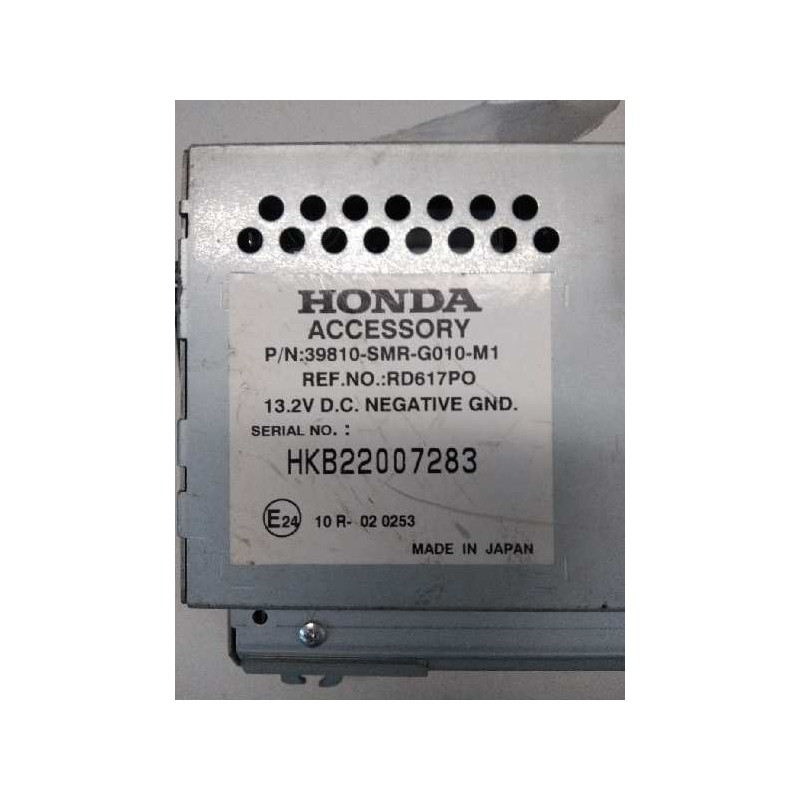 Recambio de sistema navegacion gps para honda civic lim.4 (fd) 1.8 vtec cat referencia OEM IAM RD617PO HR0343102 D