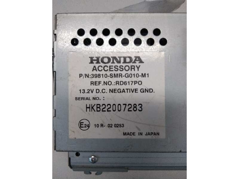 Recambio de sistema navegacion gps para honda civic lim.4 (fd) 1.8 vtec cat referencia OEM IAM RD617PO HR0343102 D