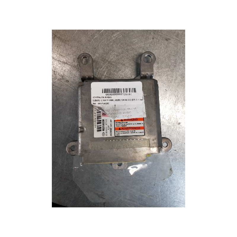Recambio de centralita airbag para subaru legacy familiar/outback b13 (bp) 2.0 diesel cat referencia OEM IAM 98221AG260 15030007
