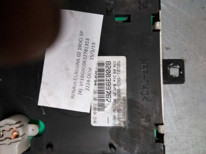 Recambio de cuadro instrumentos para renault laguna ii (bg0) dynamique referencia OEM IAM 8200399767 501018630083 