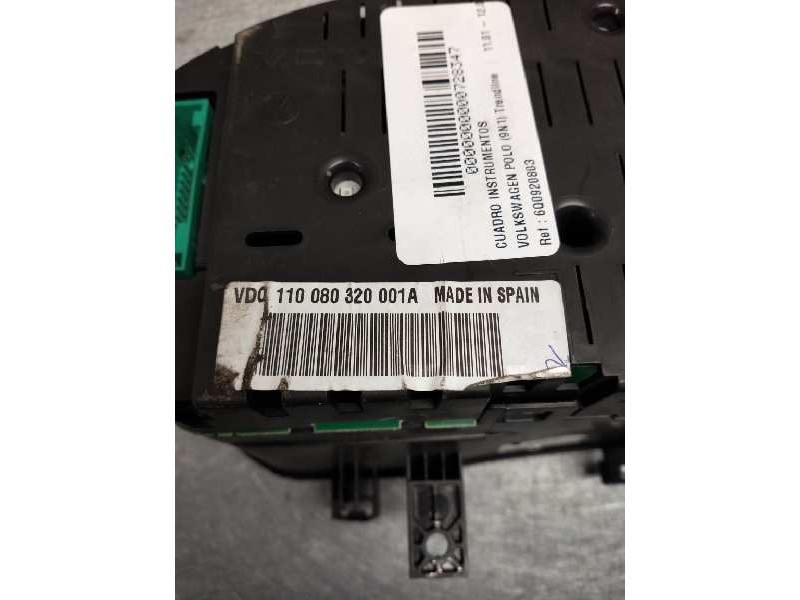 Recambio de cuadro instrumentos para volkswagen polo (9n1) trendline referencia OEM IAM 6Q0920803 110080320001A 