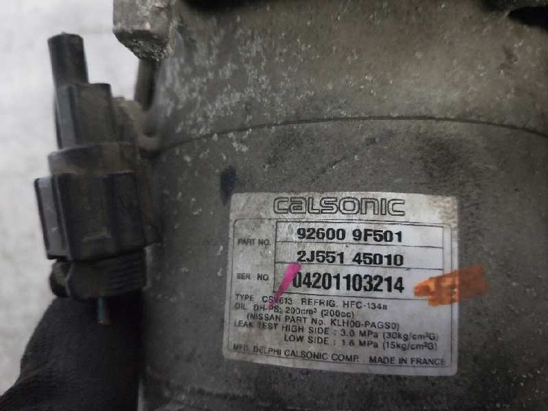 Recambio de compresor aire acondicionado para nissan almera (n16/e) ambience referencia OEM IAM 926009F501 2J55145010 