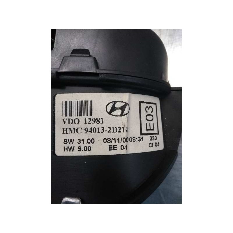 Recambio de cuadro instrumentos para hyundai elantra (xd) 1.6 gls (4-ptas.) referencia OEM IAM 940132D210 E03 12981