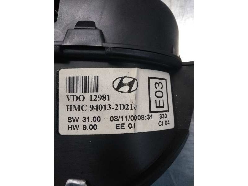 Recambio de cuadro instrumentos para hyundai elantra (xd) 1.6 gls (4-ptas.) referencia OEM IAM 940132D210 E03 12981