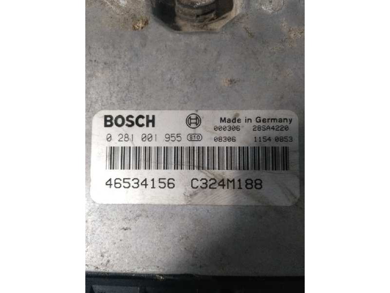 Recambio de centralita motor uce para fiat punto berlina (188) 1.9 jtd hlx (i) referencia OEM IAM 0281001955 46534156 C324M188