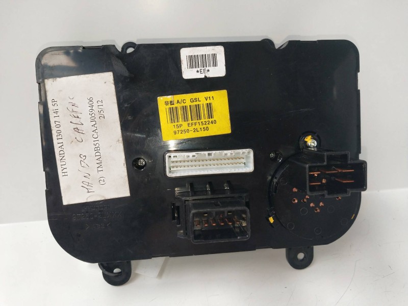 Recambio de mando calefaccion / aire acondicionado para hyundai i30 1.4 cat referencia OEM IAM 972502L150  