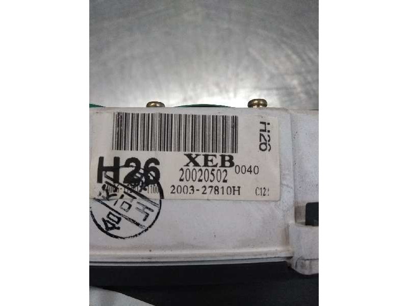 Recambio de cuadro instrumentos para hyundai matrix (fc) 1.5 crdi gls referencia OEM IAM 9400617201 200327810H H26 XEB Recambio de cuadro instrumentos para hyundai matrix (fc) 1.5 crdi gls referencia OEM IAM 9400617201 200327810H H26 XEB