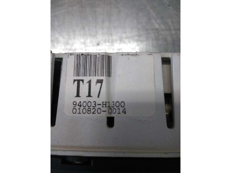 Recambio de cuadro instrumentos para hyundai terracan (hp) 2.9 crdi gl referencia OEM IAM 94003H1300 0108200014 T17